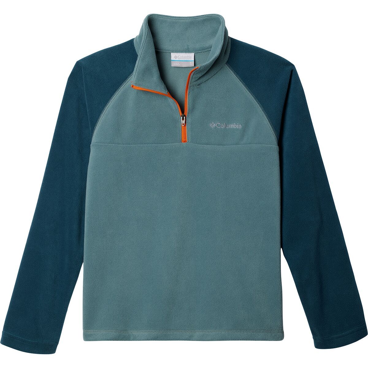 Columbia Glacial Fleece 1/2-Zip Jacket - Boys' Metal/Night Wave, L