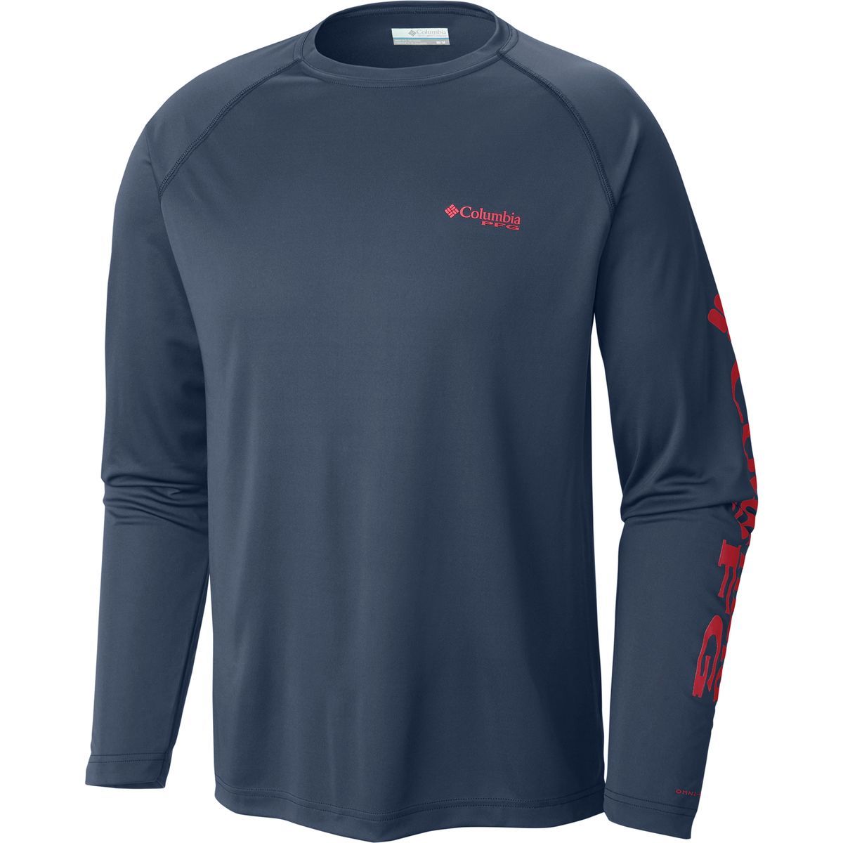 Columbia Terminal Tackle Shirt - Men's Dark Mountain/Sunset Red, XL