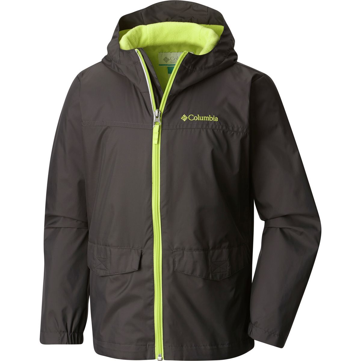 Columbia Rain-Zilla Jacket - Boys' Shark/Voltage, XXS