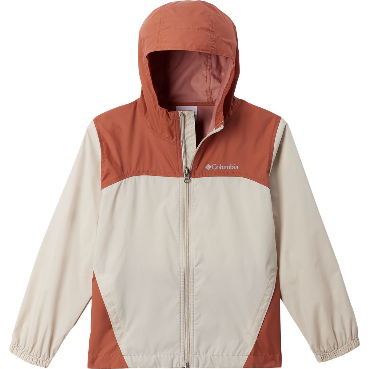 Columbia Glennaker Rain Jacket - Boys' Auburn/Dark Stone, L