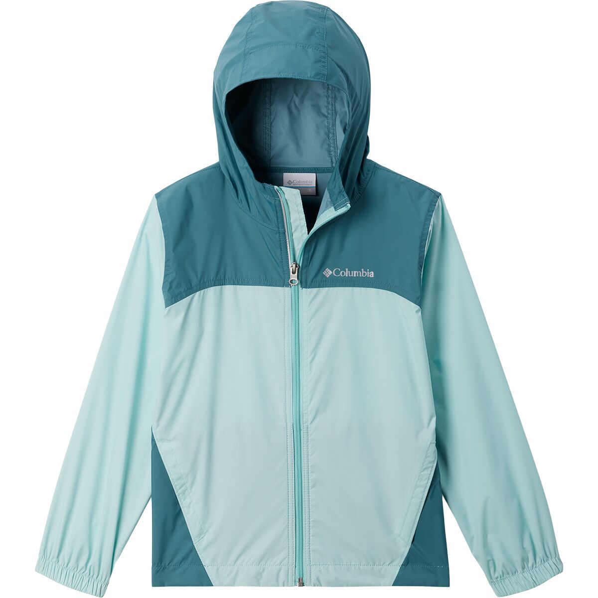 Columbia Glennaker Rain Jacket - Boys' Cloudburst/Spray, XS