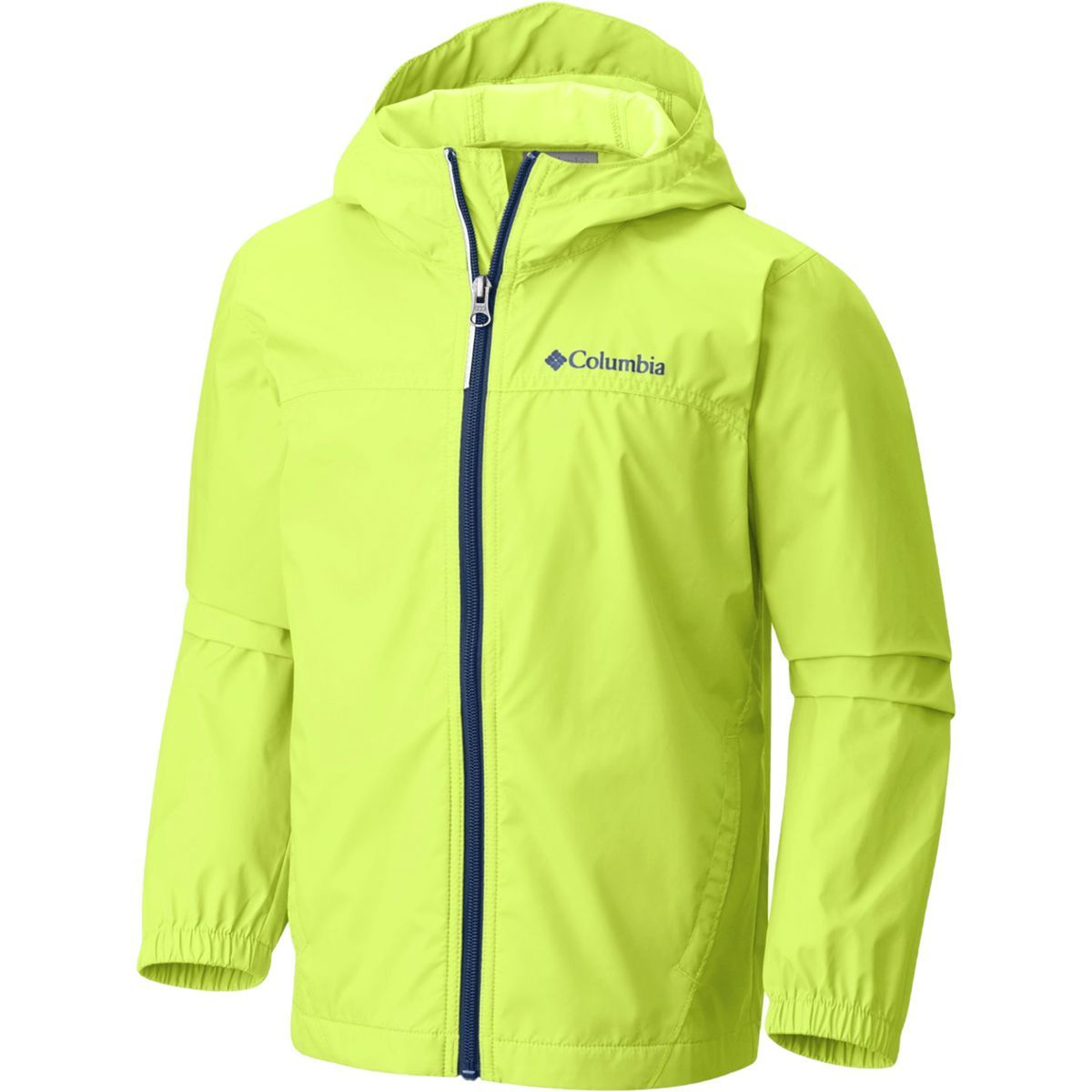 Columbia Glennaker Rain Jacket - Boys' Voltage/Carbon, M