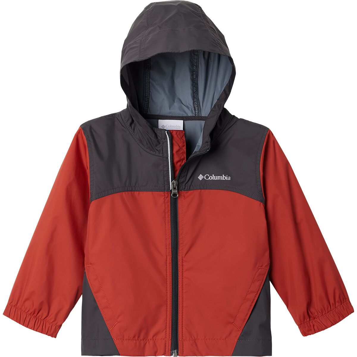Columbia Glennaker Rain Jacket - Boys' Warp Red/Shark, L