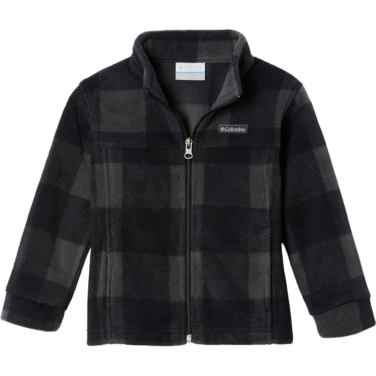 Columbia plaid sales fleece jacket