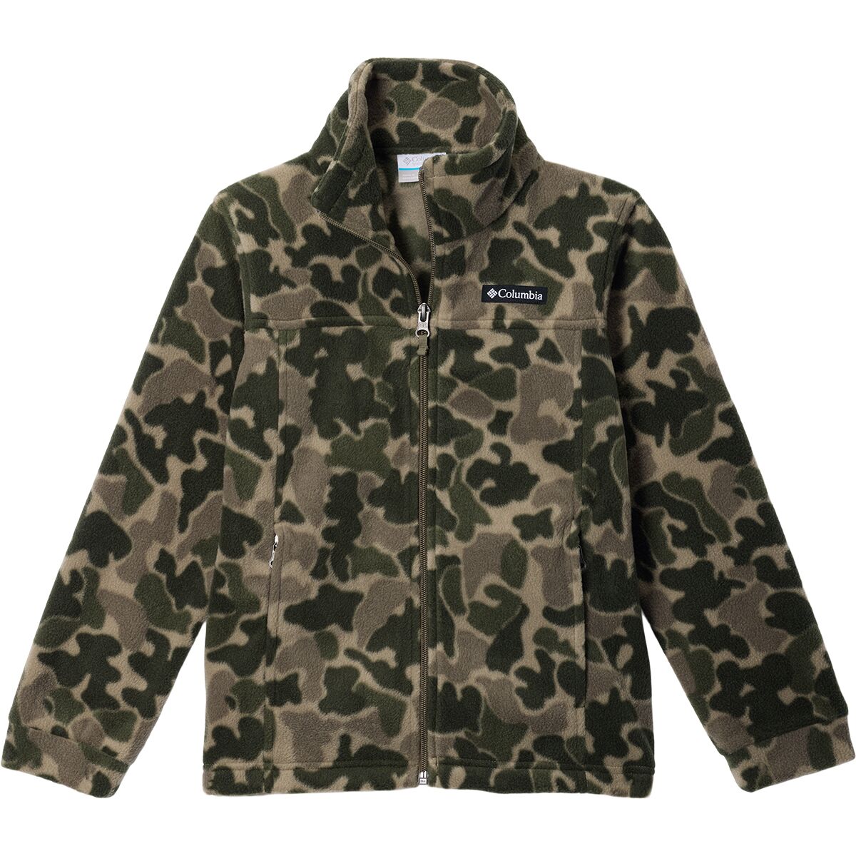 Image of Columbia Zing III Fleece Jacket - Boys' Creek Puzzle Camo, XS