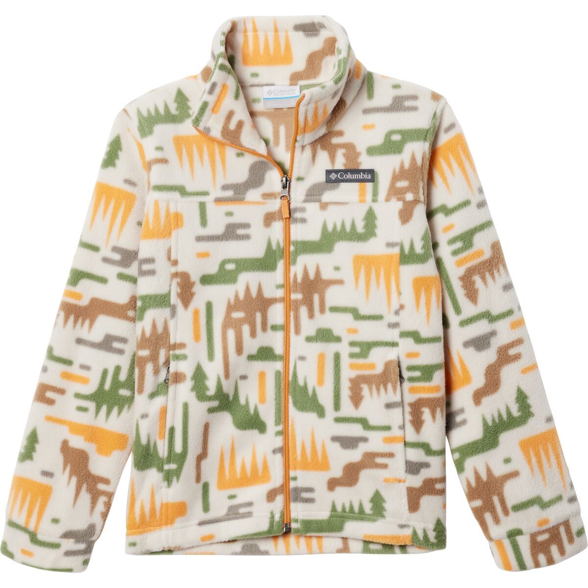 Image of Columbia Zing III Fleece Jacket - Boys' Dark Stone Highland, L