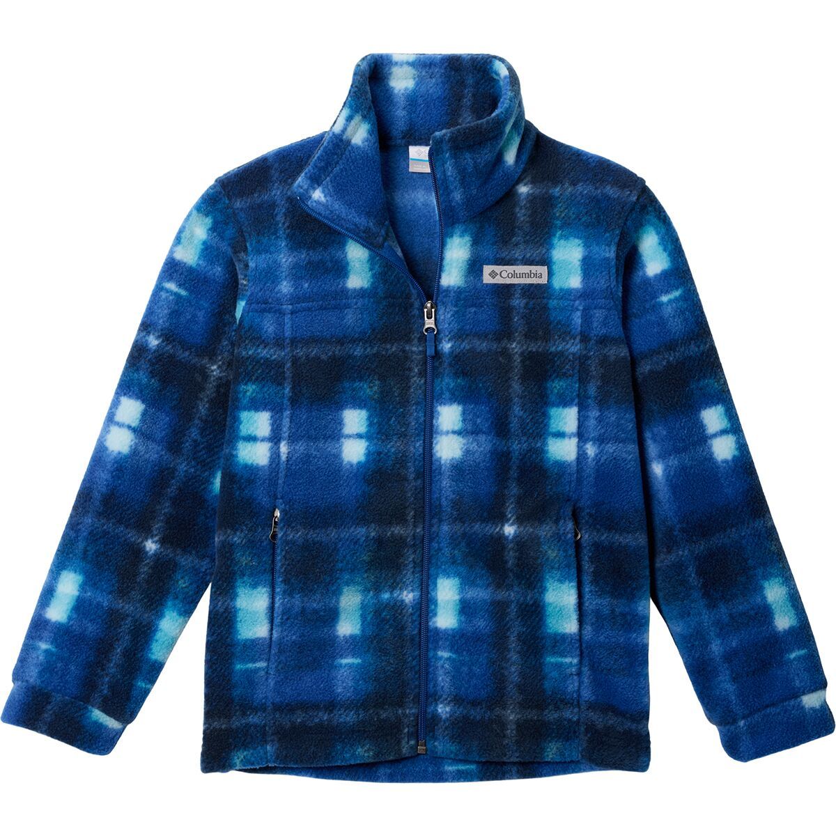 Image of Columbia Zing III Fleece Jacket - Boys' Mountain Blue Omblur Tonal, XS