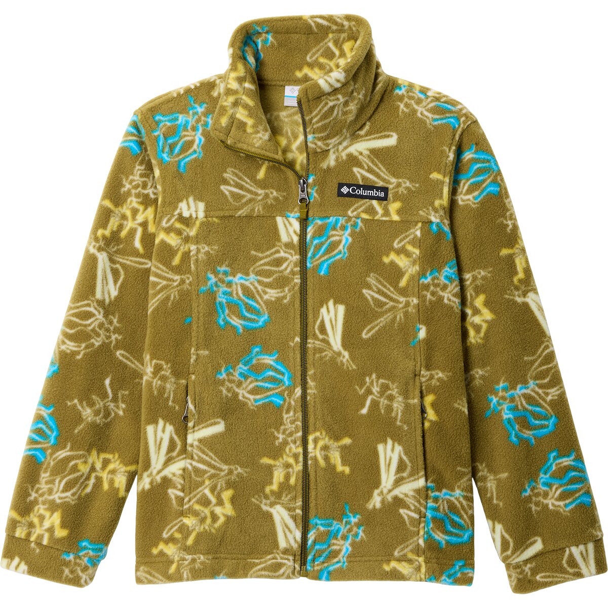 Image of Columbia Zing III Fleece Jacket - Boys' Mossy Green Buggin, XL