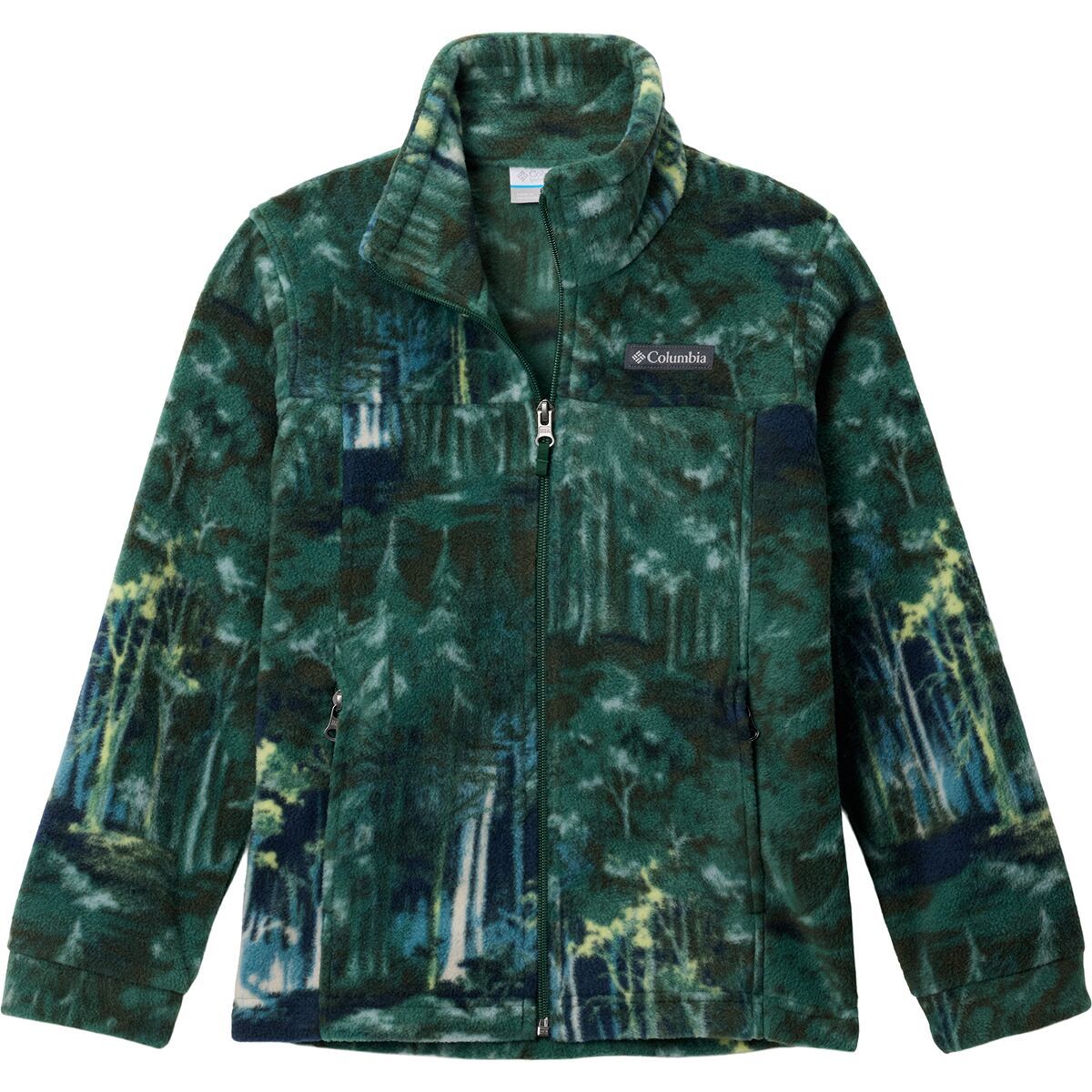 Image of Columbia Zing III Fleece Jacket - Boys' Rain Forest Deschutrees, XS