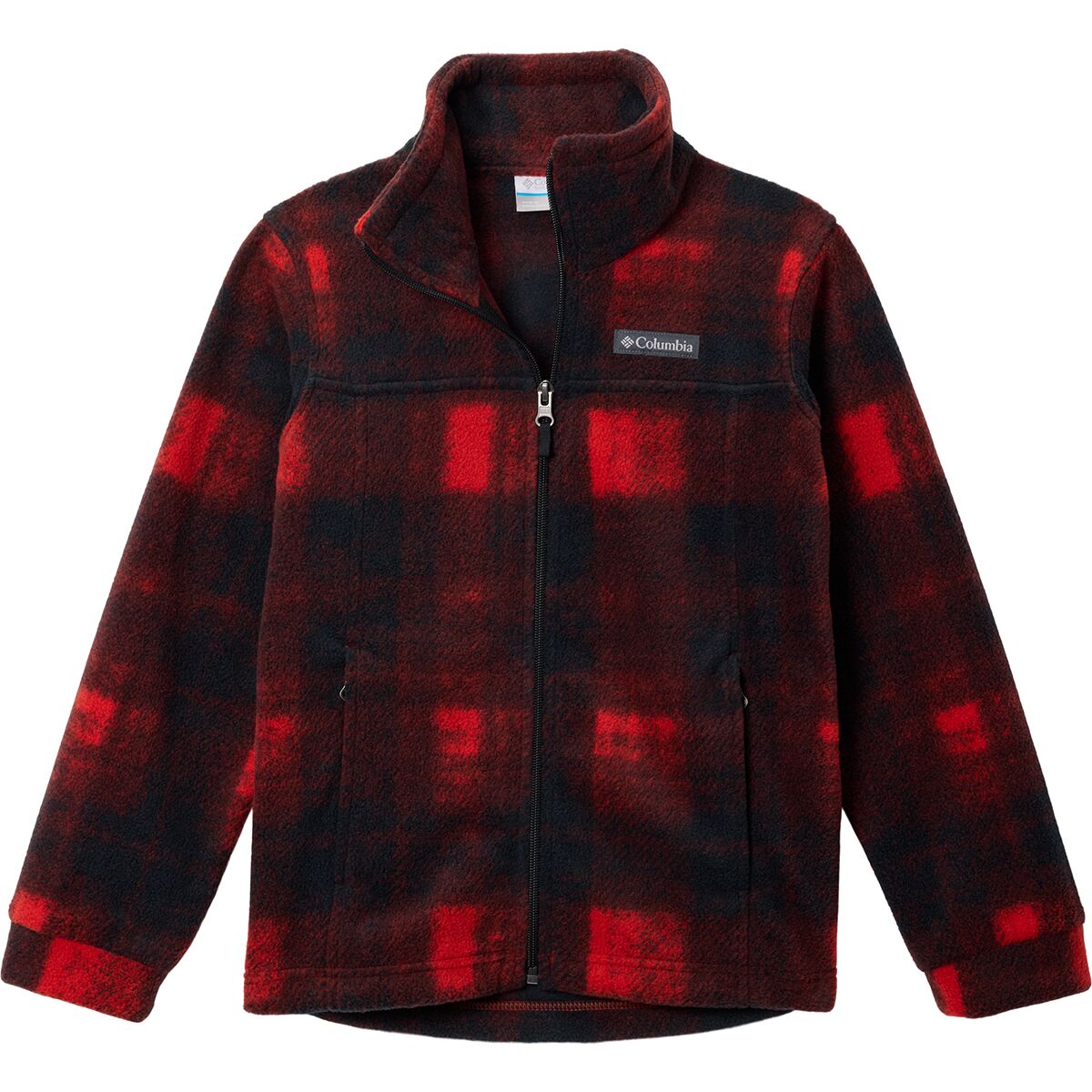 Image of Columbia Zing III Fleece Jacket - Boys' Sail Red Omblur Tonal, L