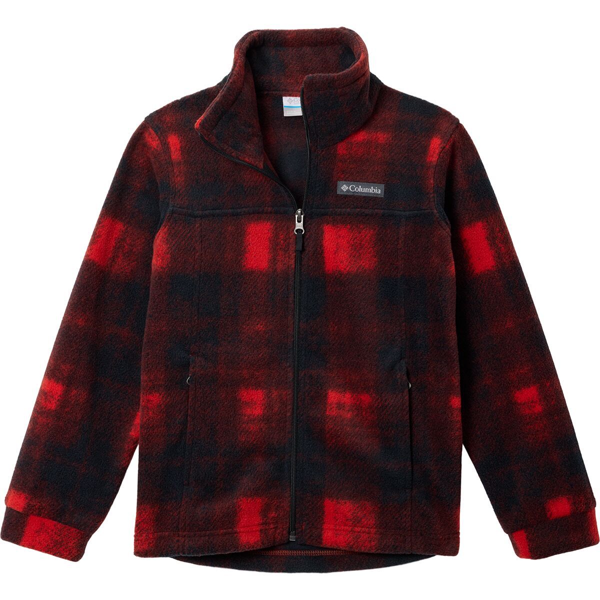 Image of Columbia Zing III Fleece Jacket - Boys' Sail Red Omblur Tonal, S