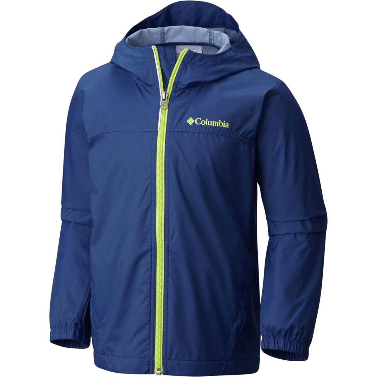 Columbia Glennaker Rain Jacket - Toddler Boys' Carbon/Voltage, 2T