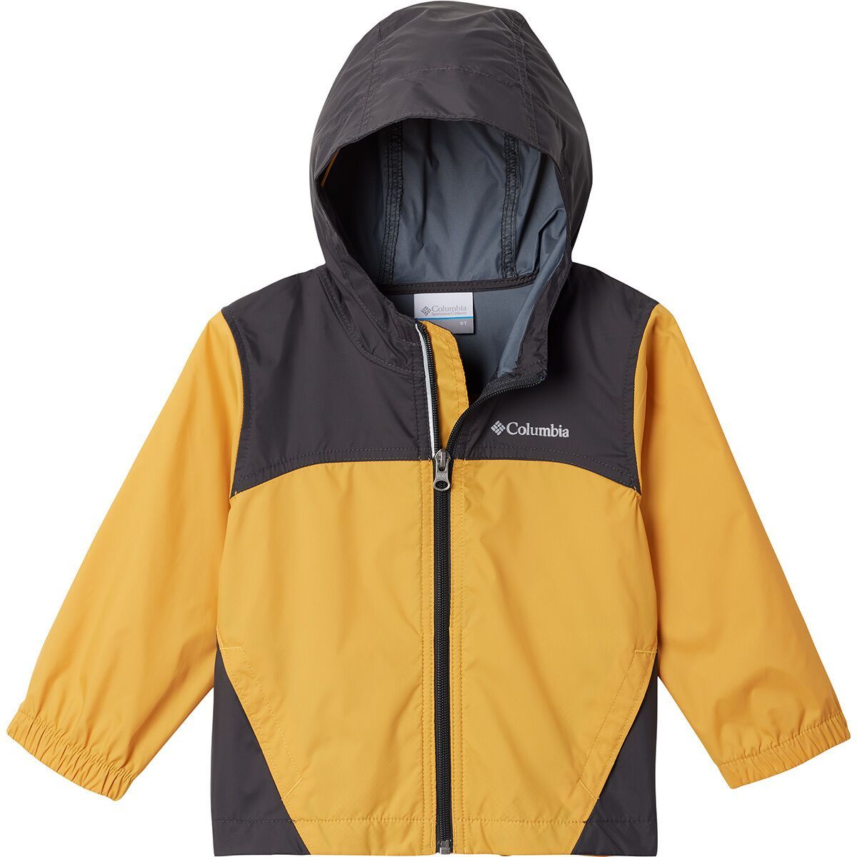 Columbia Glennaker Rain Jacket - Toddler Boys' Raw Honey/Shark, 4T