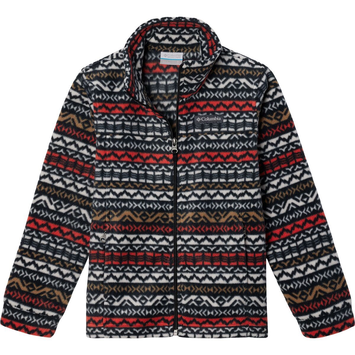 Columbia Zing III Fleece Jacket - Toddler Boys' Black Madras, 2T