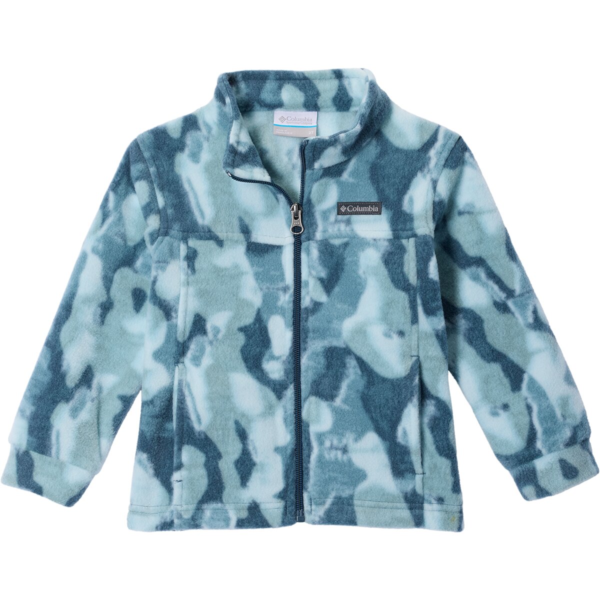 Image of Columbia Zing III Fleece Jacket - Toddler Boys' Everblue Treebark, 4T
