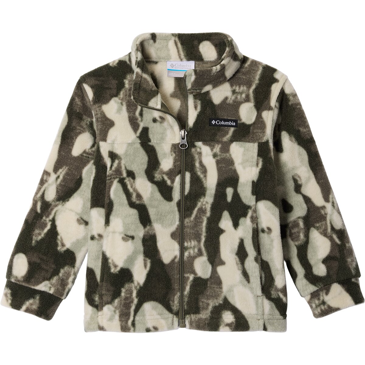 Image of Columbia Zing III Fleece Jacket - Toddler Boys' Stone Green Treebark, 2T