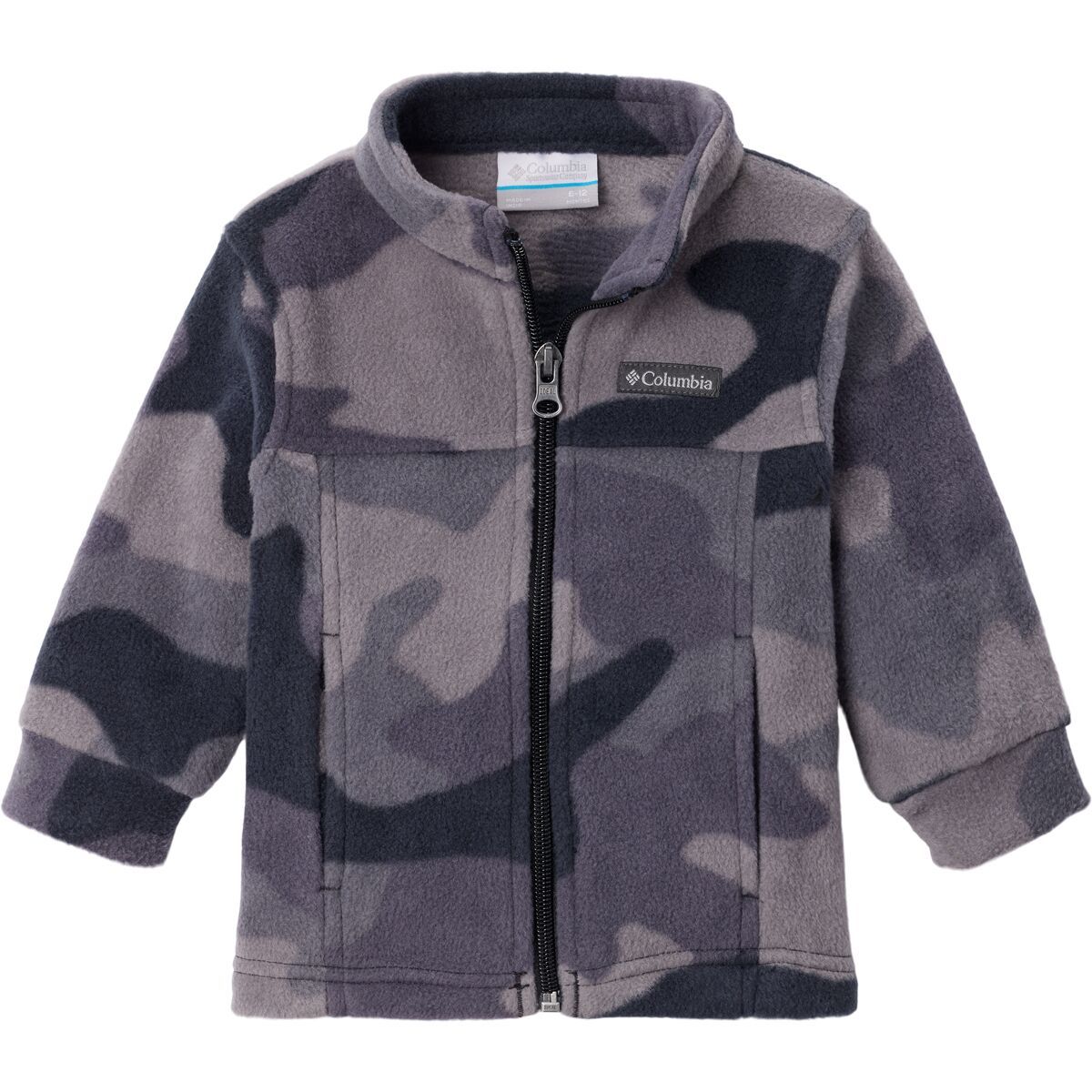 Columbia Zing III Fleece Jacket - Infants' Black Mod Camo, 3/6M