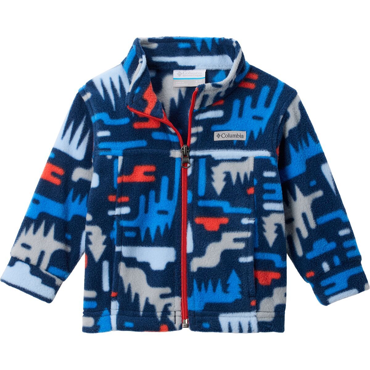 Image of Columbia Zing III Fleece Jacket - Infants' Collegiate Navy Highland, 12/18M