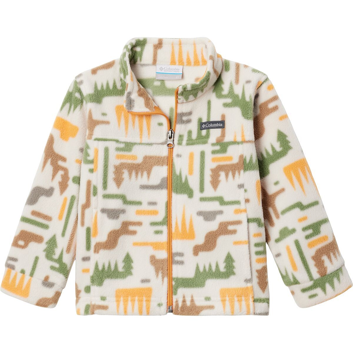 Columbia Zing III Fleece Jacket - Infants' Dark Stone Highland, 18/24M