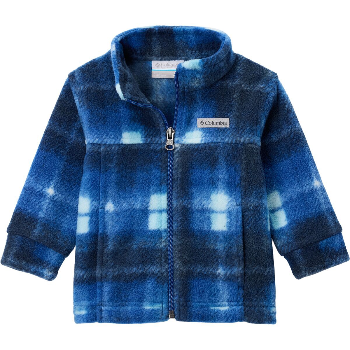 Image of Columbia Zing III Fleece Jacket - Infants' Mountain Blue Omblur Tonal, 12/18M