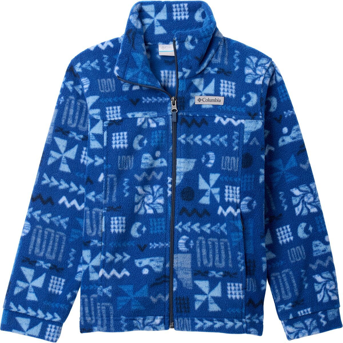 Image of Columbia Zing III Fleece Jacket - Infants' Mountain Blue Outerbounds, 12/18M