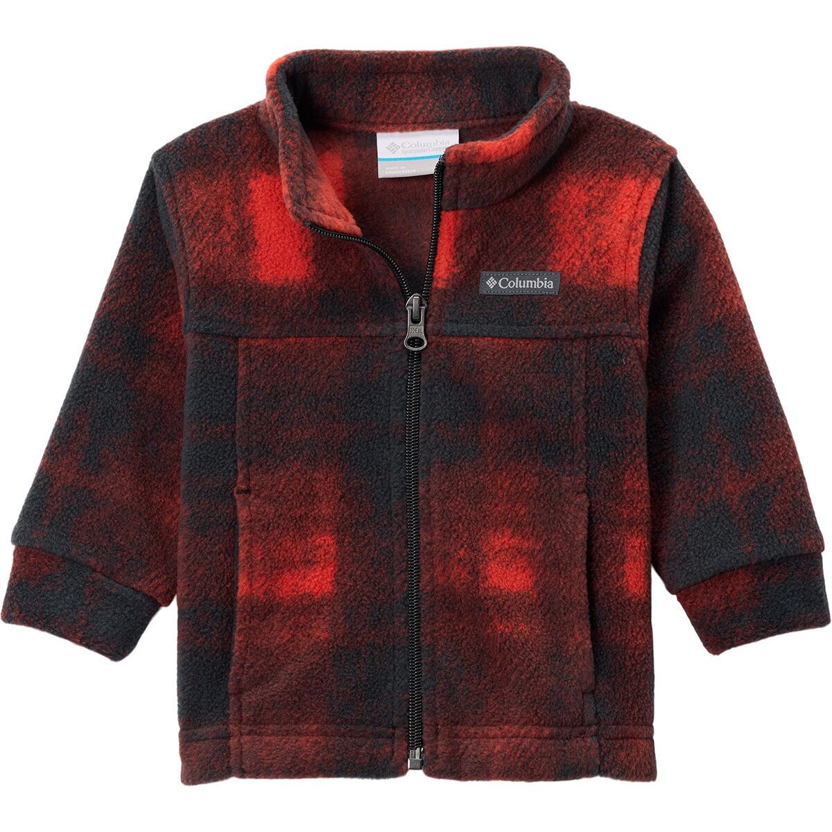 Image of Columbia Zing III Fleece Jacket - Infants' Sail Red Omblur Tonal, 6/12M
