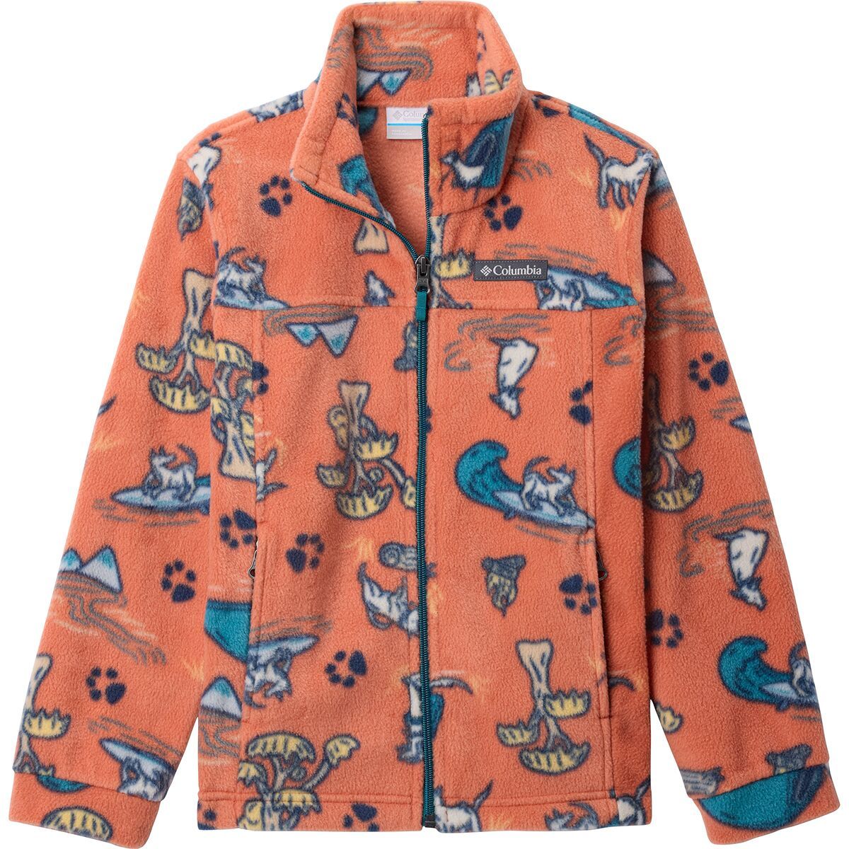 Image of Columbia Zing III Fleece Jacket - Infants' Tuscan Trail Tails, 12/18M