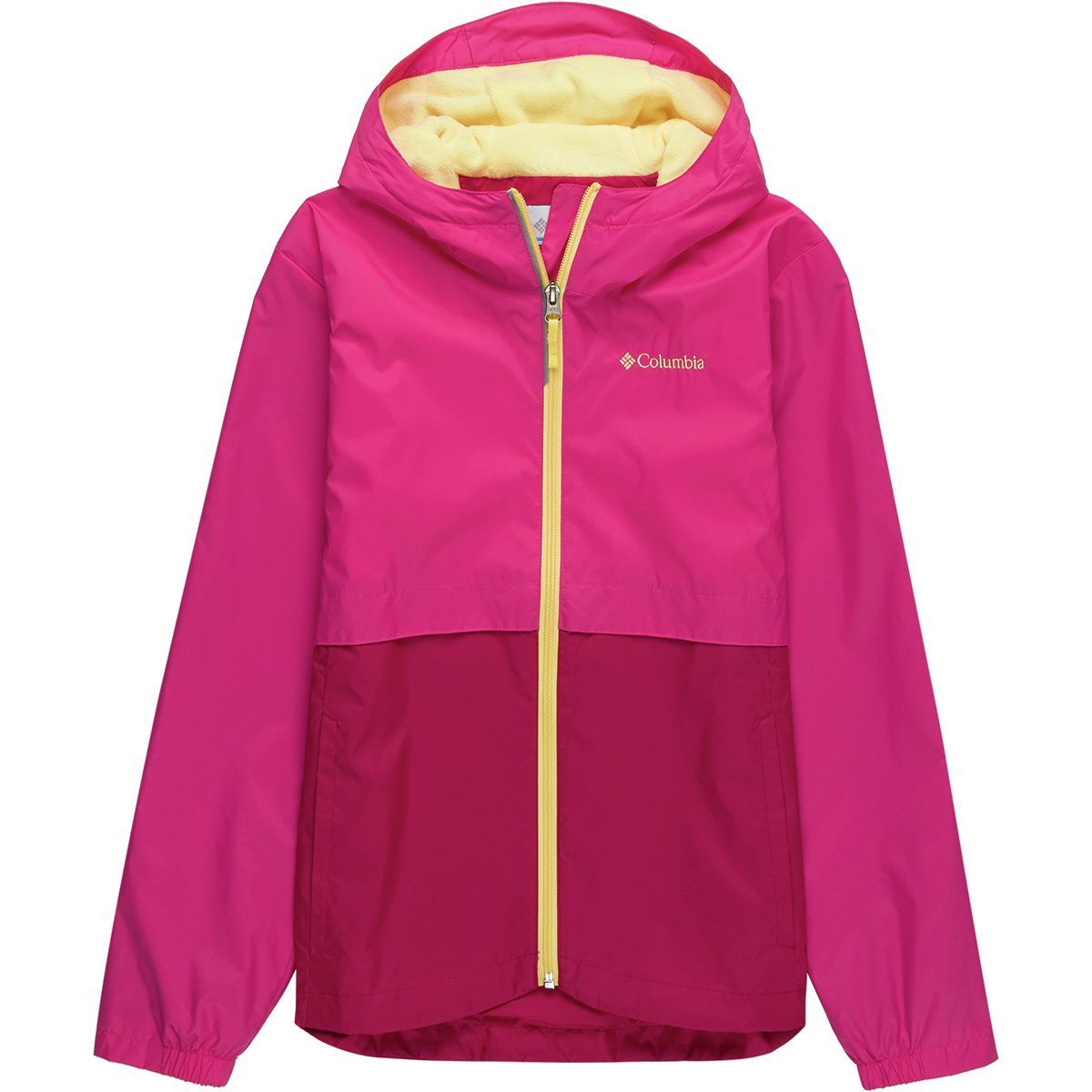 Columbia Rain-Zilla Jacket - Girls' Cactus Pink/Pomegranate, XXS