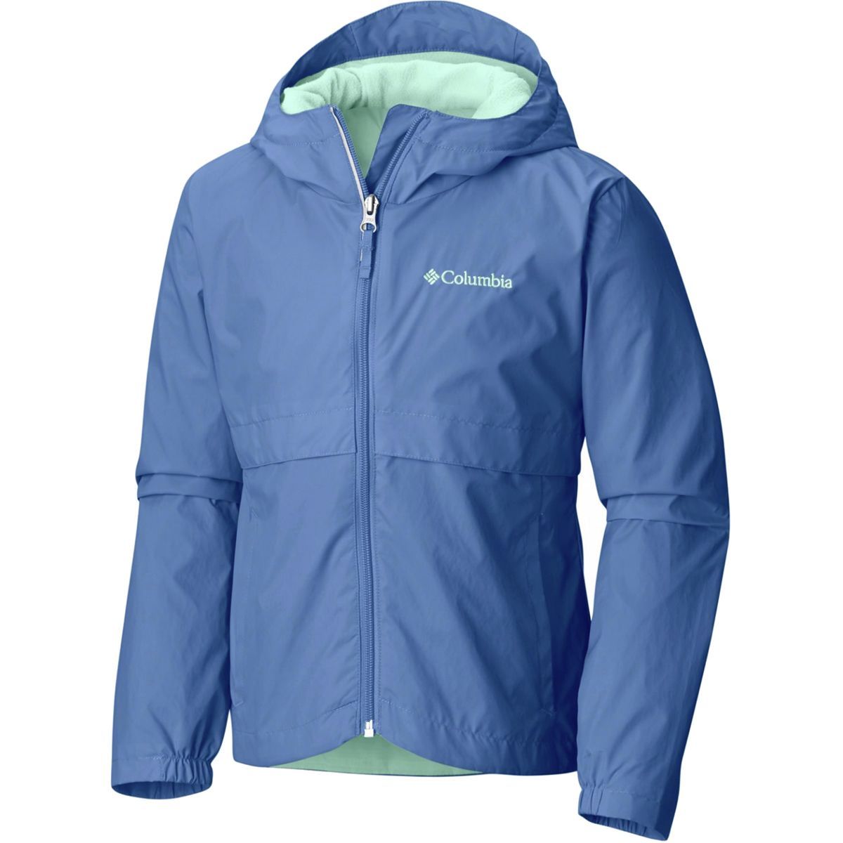 Columbia Rain-Zilla Jacket - Girls' Medieval/Sea Ice, M