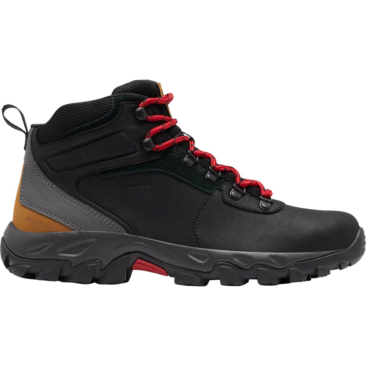 Image of Columbia Newton Ridge Plus II Waterproof Hiking Boot - Men's Black/Shark2, 12.0