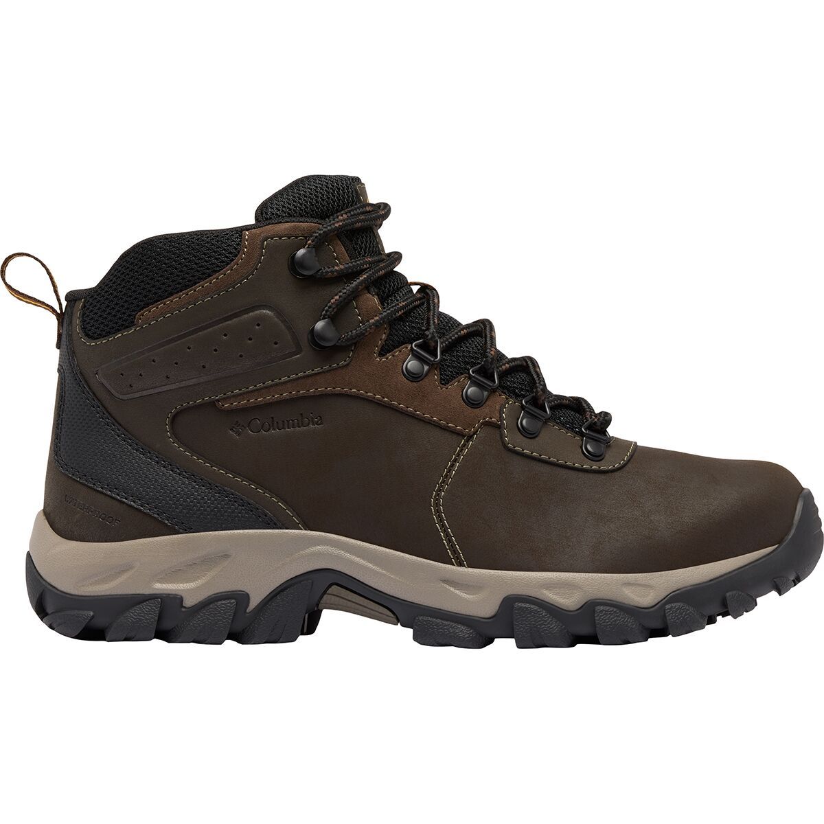 Image of Columbia Newton Ridge Plus II Waterproof Hiking Boot - Men's Cordovan/Squash2, 10.0