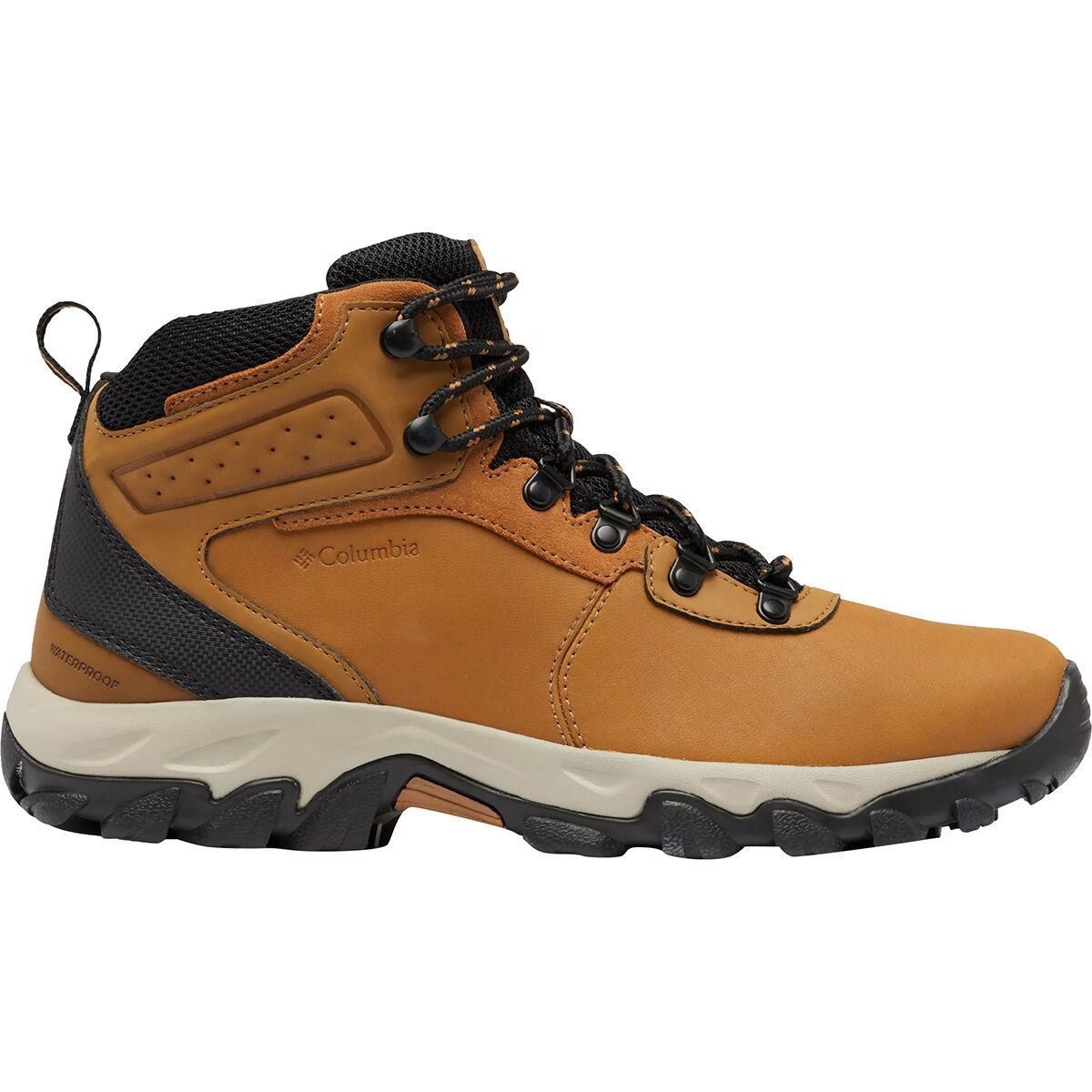 Image of Columbia Newton Ridge Plus II Waterproof Hiking Boot - Men's Elk/Black2, 10.0