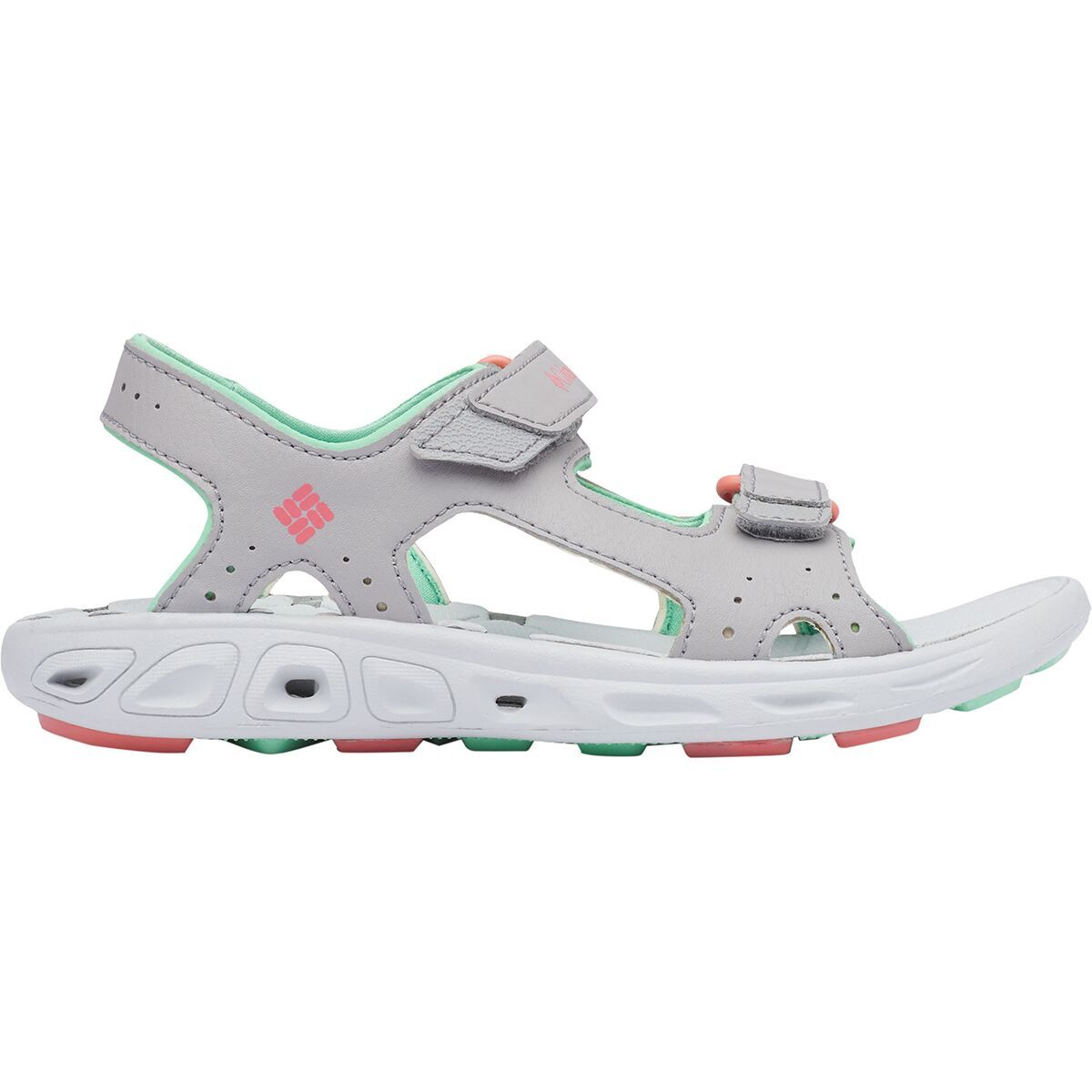 Columbia Techsun Vent Water Shoe - Little Boys' Steam/Coral Bloom, 10.0