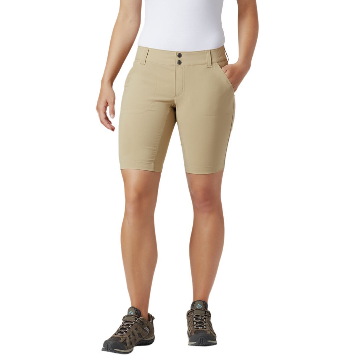 Columbia Saturday Trail 10in Long Short - Women's British Tan, 4