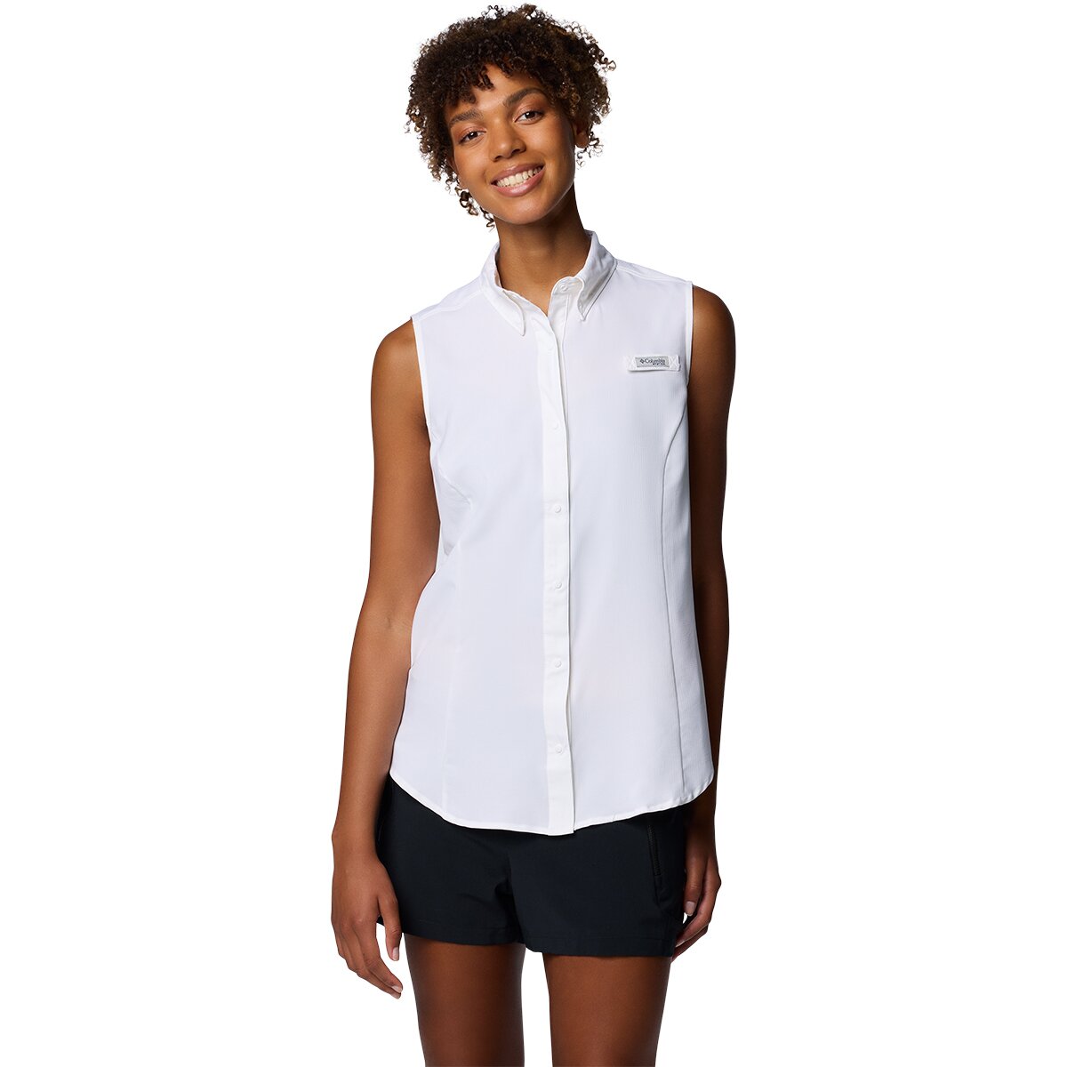 Image of Columbia Tamiami Sleeveless Shirt - Women's White, XL