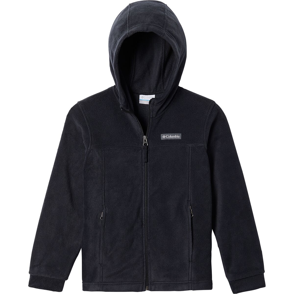 Image of Columbia Steens II Hooded Fleece Jacket - Boys' Black, L