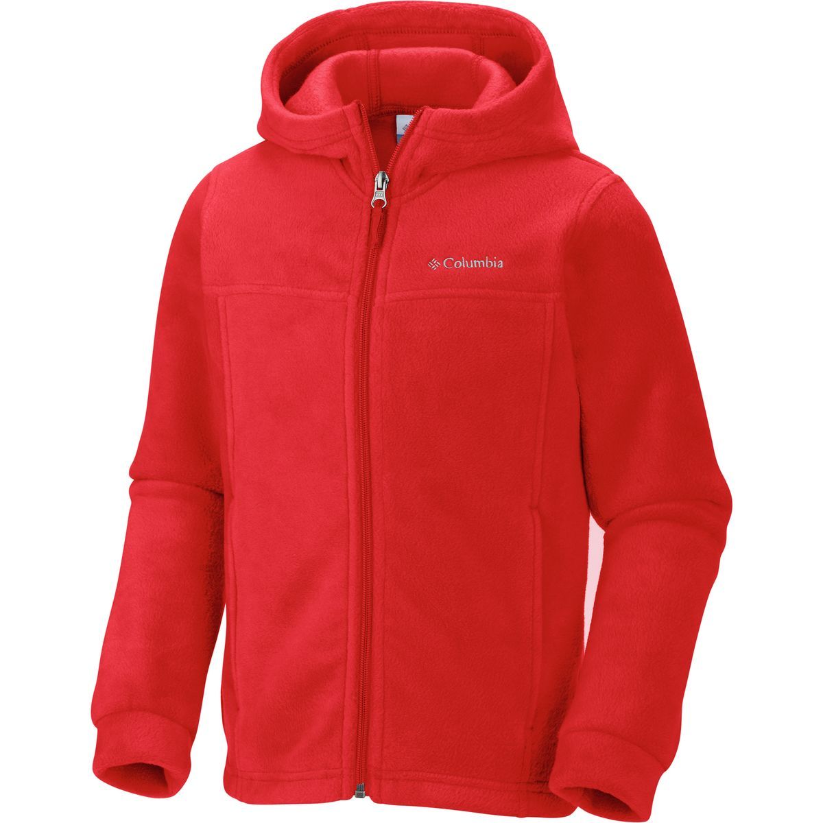 Columbia Steens II Hooded Fleece Jacket - Boys' Bright Red, S