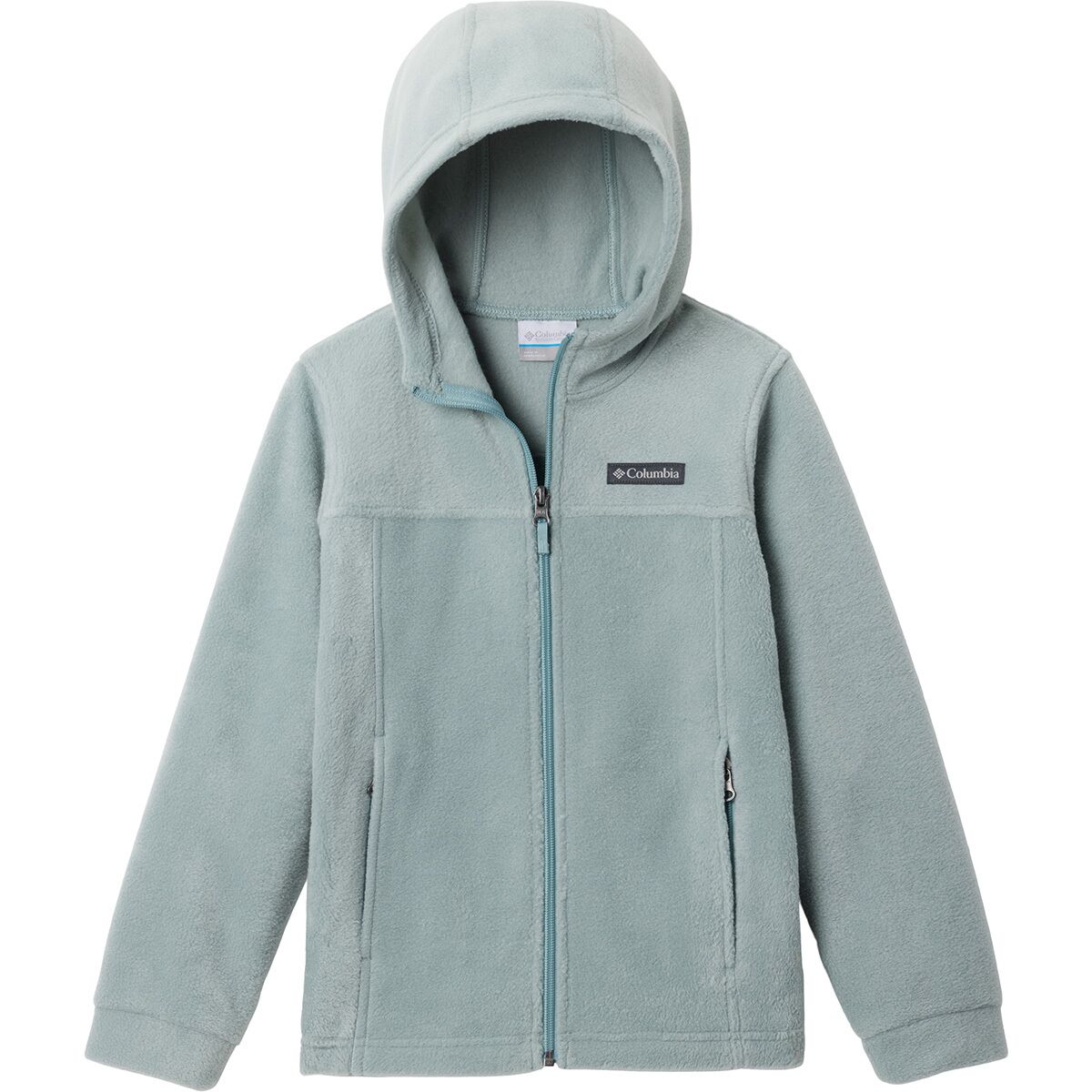Image of Columbia Steens II Hooded Fleece Jacket - Boys' Crushed Blue, XL