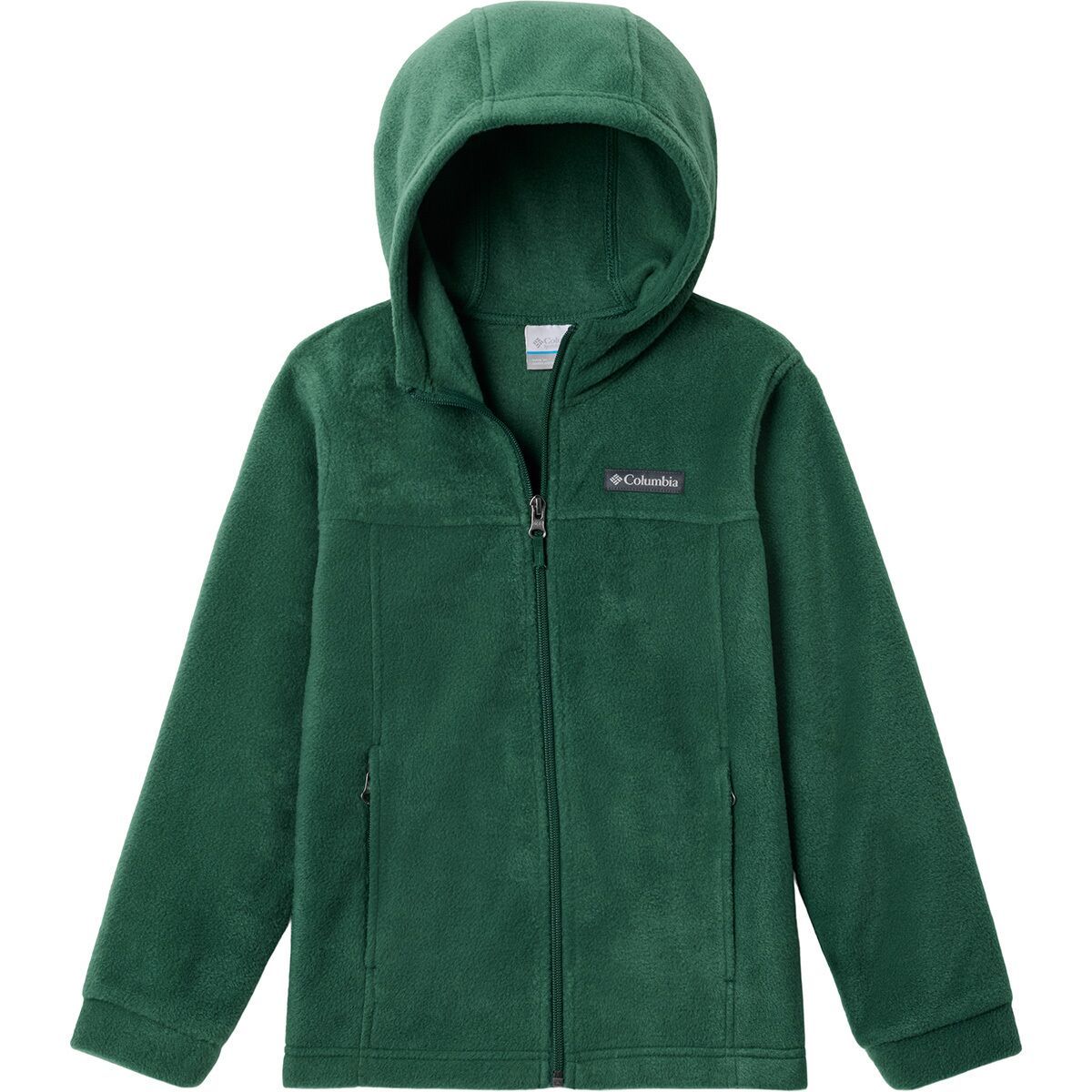 Image of Columbia Steens II Hooded Fleece Jacket - Boys' Rain Forest, L