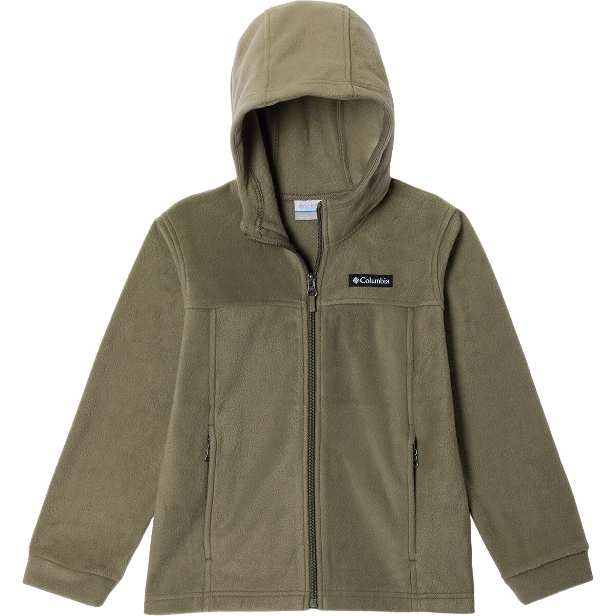 Image of Columbia Steens II Hooded Fleece Jacket - Boys' Stone Green, XS