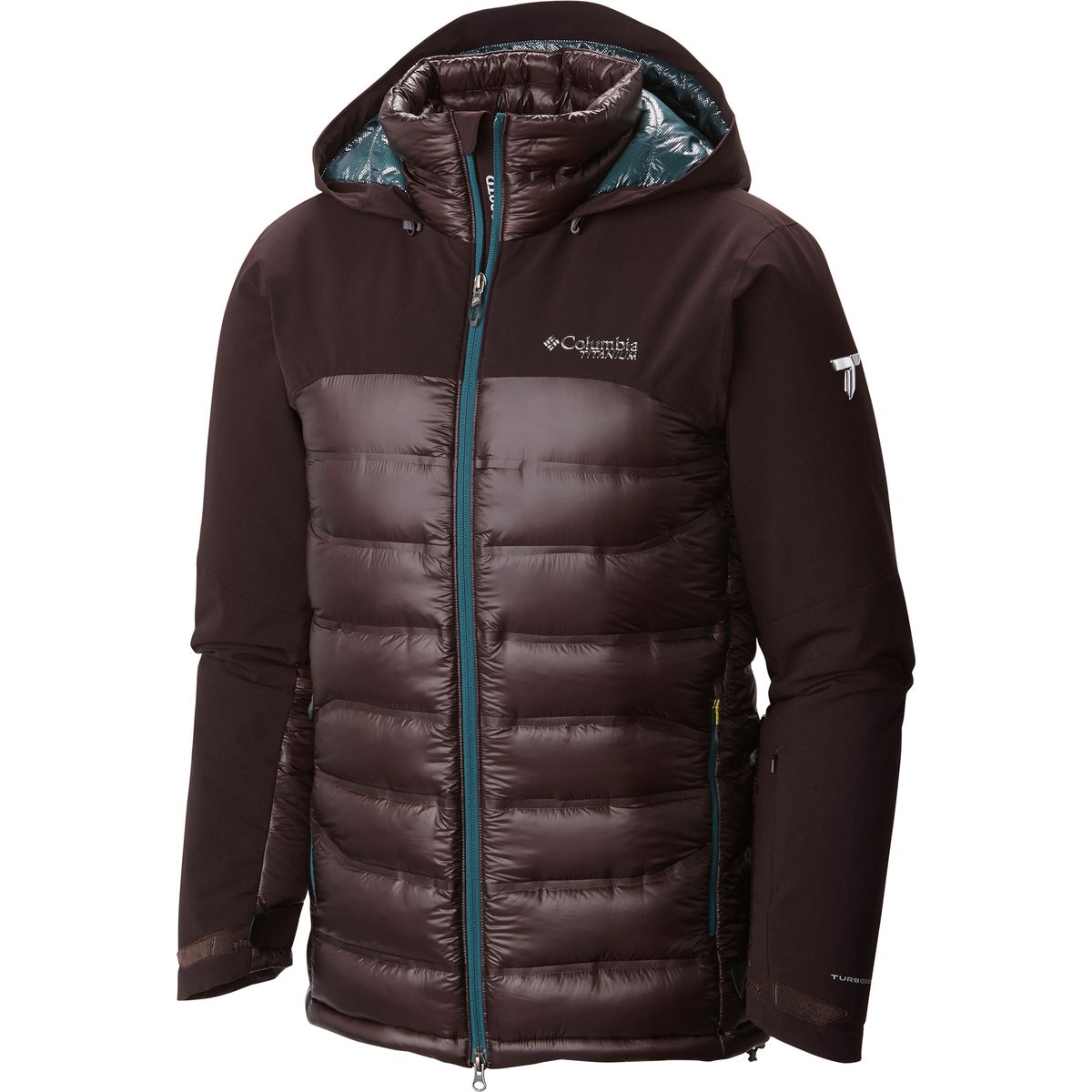Columbia Titanium Heatzone 1000 Turbodown Hooded Jacket - Men's