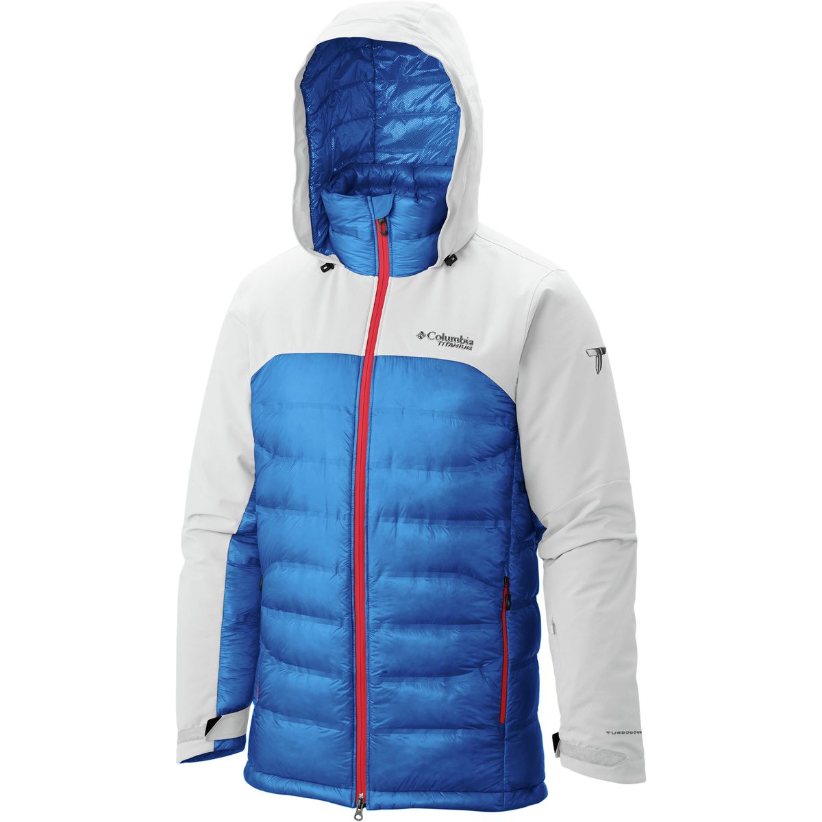Columbia Titanium Heatzone 1000 Turbodown Hooded Jacket Men s Clothing
