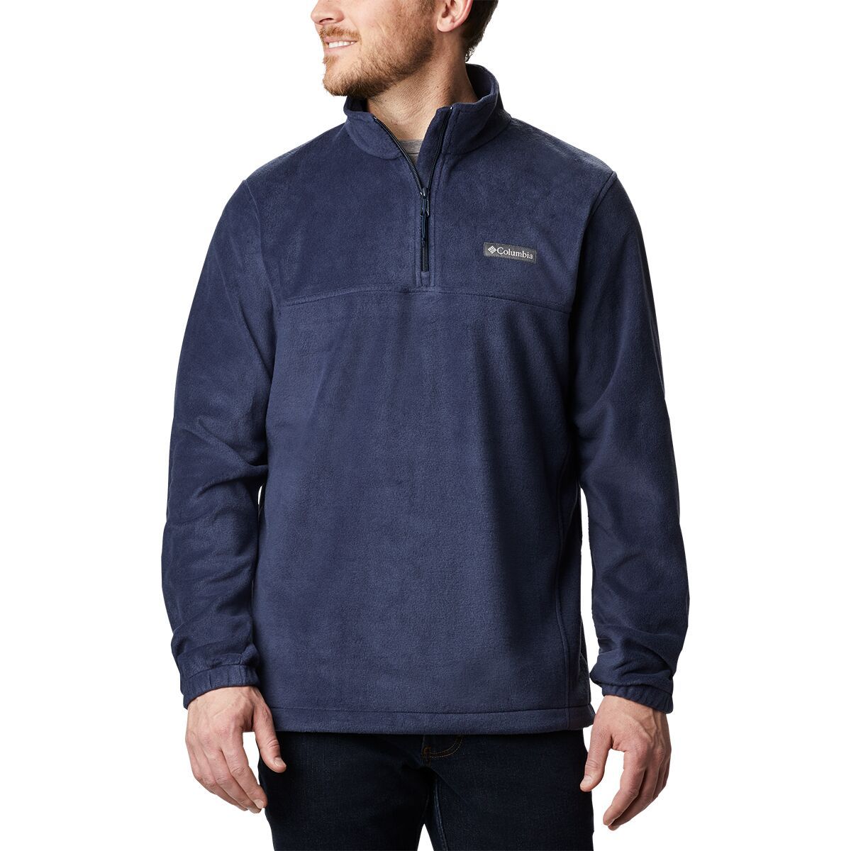 Columbia Steens Mountain 1/2-Zip Fleece Jacket - Men's Collegiate Navy, M