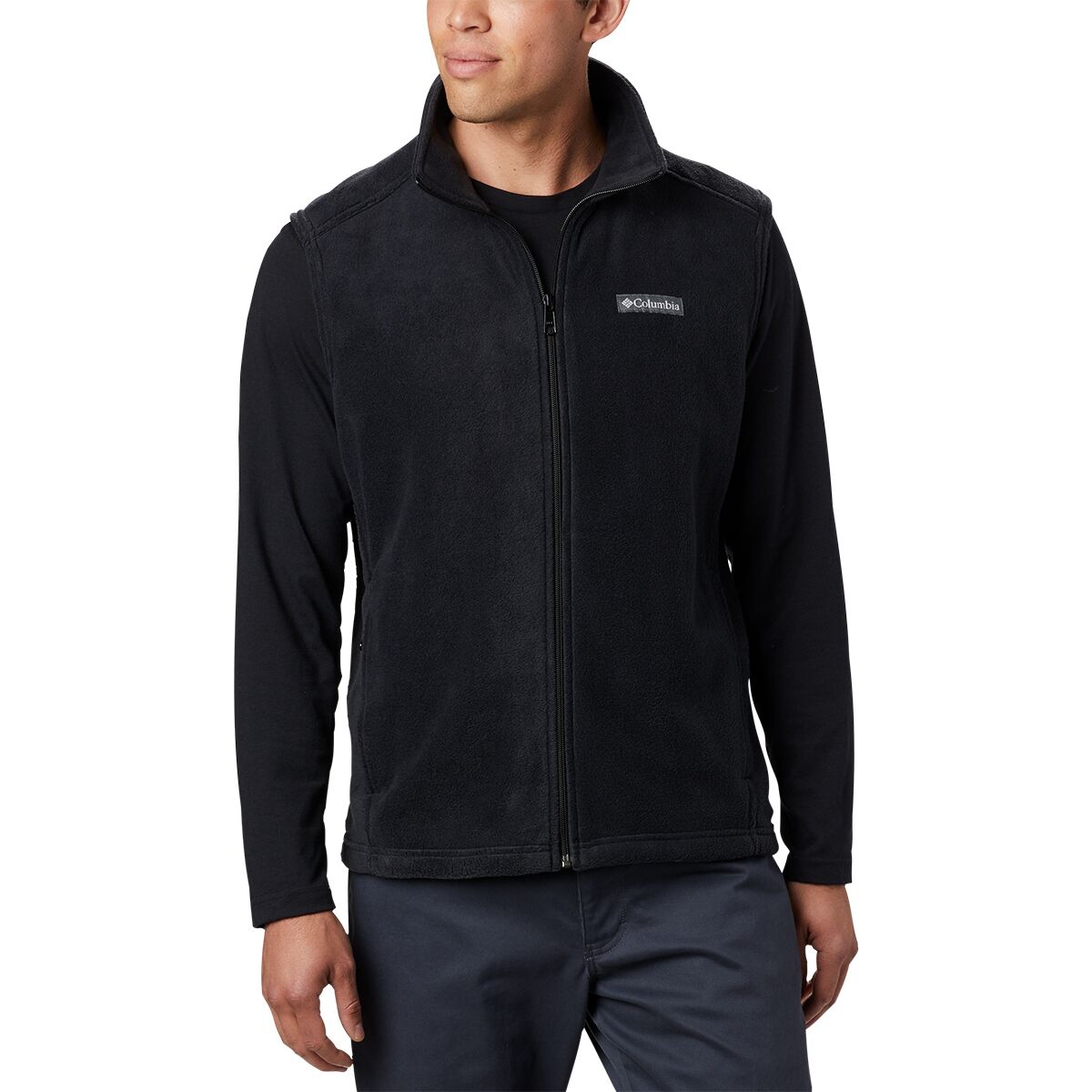 Image of Columbia Steens Mountain Fleece Vest - Men's Black, XL