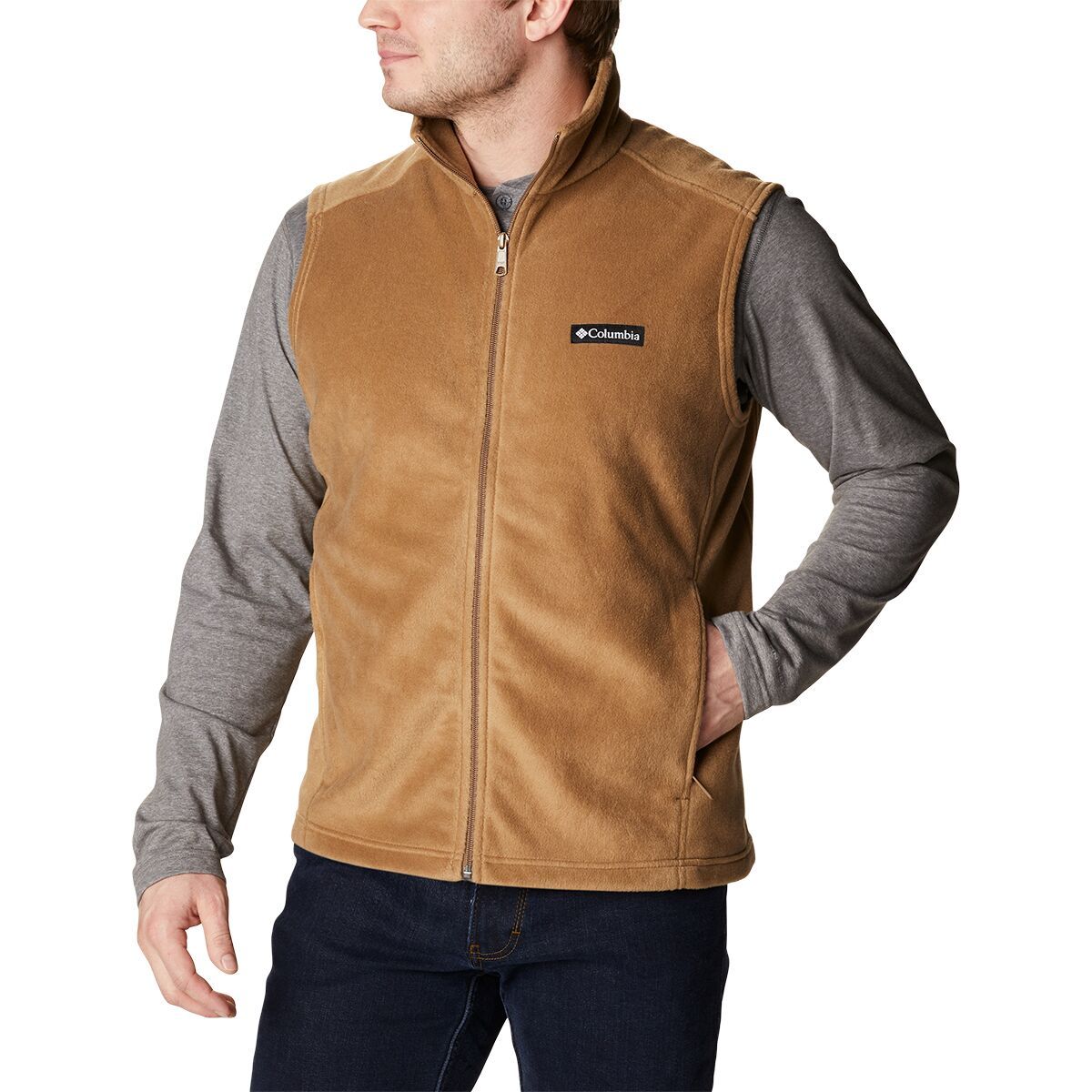 Image of Columbia Steens Mountain Fleece Vest - Men's Delta, M
