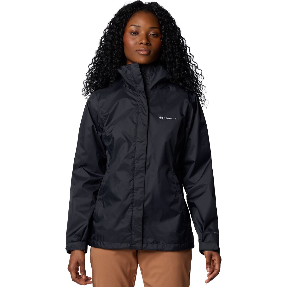 Image of Columbia Arcadia II Rain Jacket - Women's Black2, S