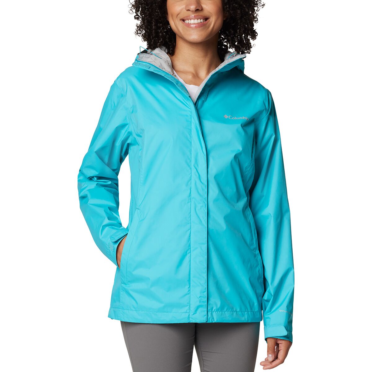Image of Columbia Arcadia II Rain Jacket - Women's Geyser2, XS