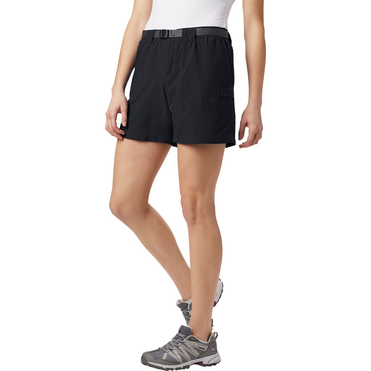 Columbia Sandy River 6in Cargo Short - Women's Black, 3X-6