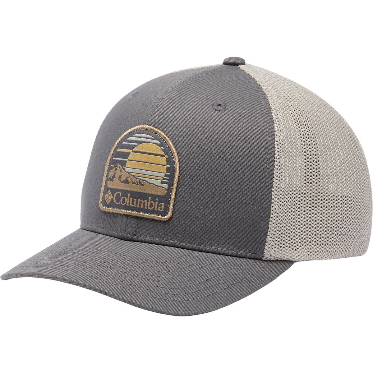 Image of Columbia Mesh Baseball Hat - Men's City Grey/Dark Stone, S/M