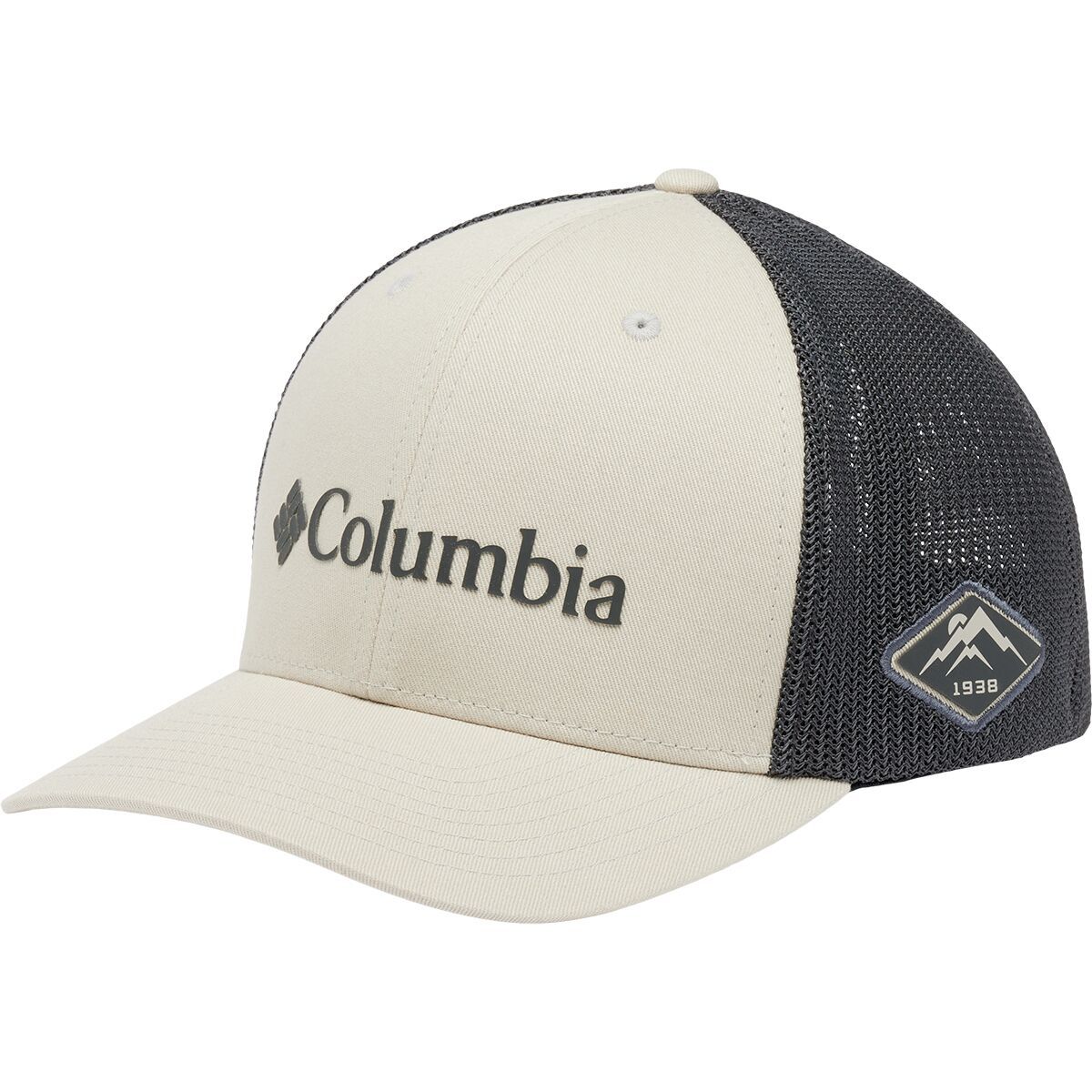 Columbia Mesh Baseball Hat - Men's Flint Grey/Shark, S/M